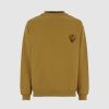 Men Vision of Super Sweatshirts | Plantation Crewneck With Embroidered Flaming Heart