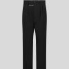 Men Vision of Super Pants | Black Trousers