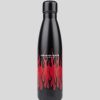 Men Vision of Super Accessories | Black Bottle With Triple Flames And Logo Print